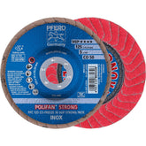 PFERD - POLIFAN Flap Disc SG Ceramic - STEEL PFC 125 CO 36 SGP-STRONG-FREEZE | 67789025 5